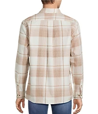 Rowm Long Waffle Plaid Shirt
