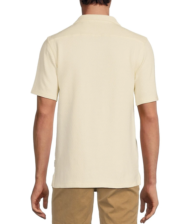 Rowm Outsider's Oasis Short Sleeve Embroidered Camp Weekender Shirt