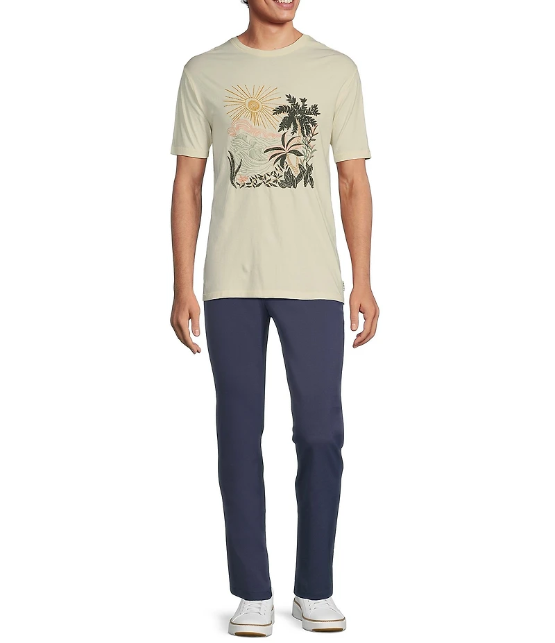 Rowm Outsider's Oasis Short Sleeve Landscape Embroidered T-Shirt
