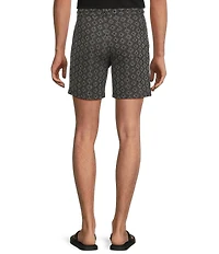 Rowm Outsider's Oasis Solid 7#double; Inseam Jacquard Knit Shorts