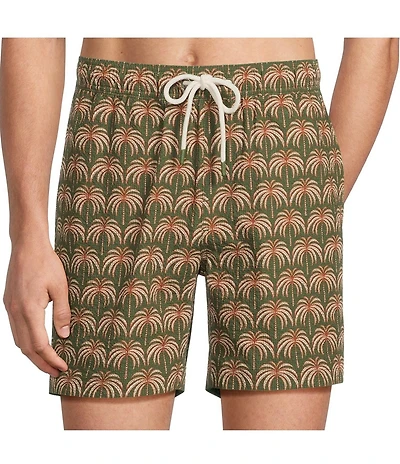 Rowm Palm Burst 6#double; Swim Trunks