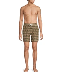 Rowm Palm Burst 6#double; Swim Trunks