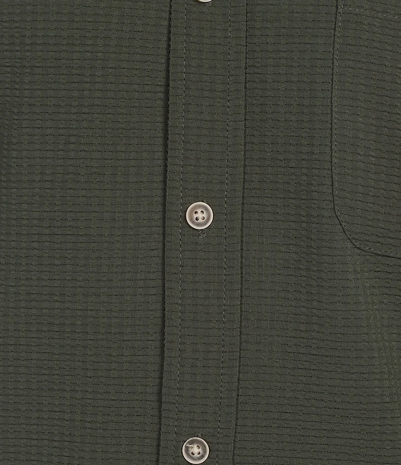 Rowm Performance Rec + Relax Short Sleeve Solid Textured Shirt