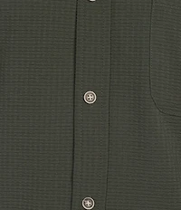 Rowm Performance Rec + Relax Short Sleeve Solid Textured Shirt