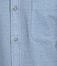 Rowm Performance Rec + Relax Short Sleeve Solid Textured Shirt