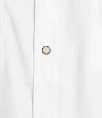 Rowm Performance Rec + Relax Short Sleeve Western Solid Textured Shirt
