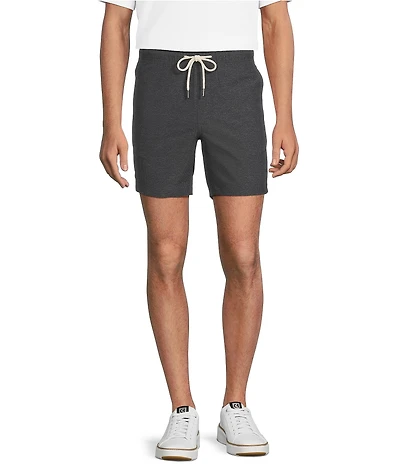 Rowm Rec & Relax Flat Front Solid Textured 7#double; Shorts