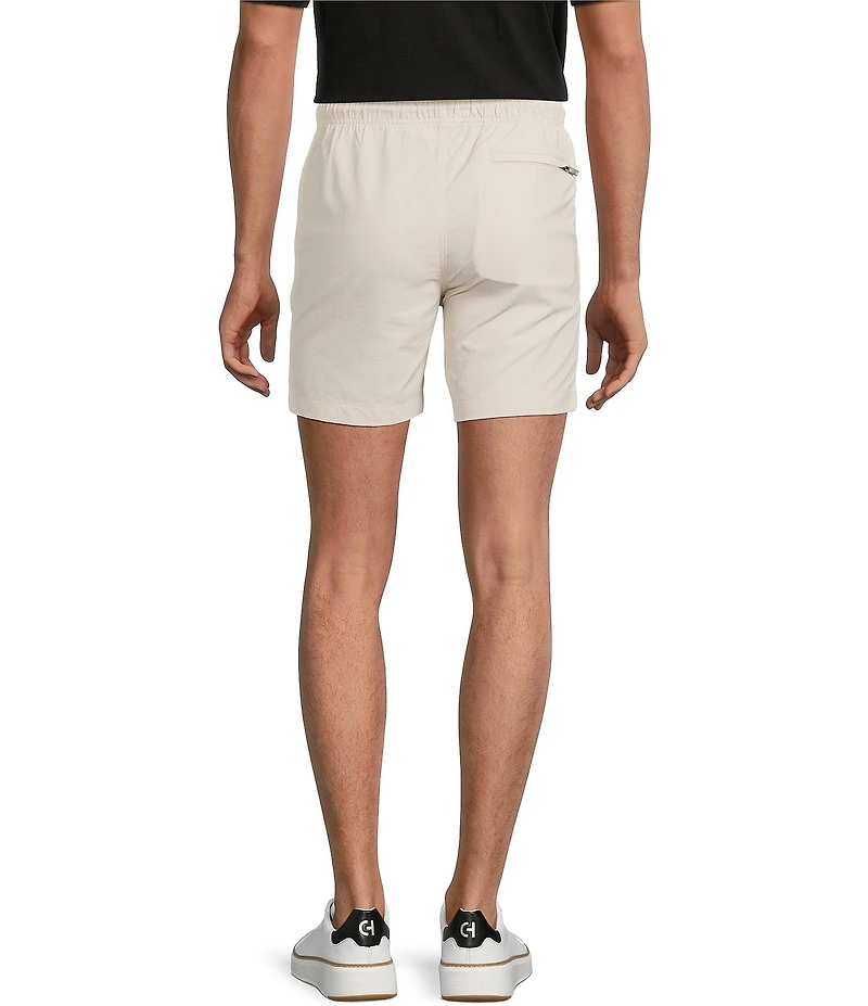 Rowm Rec & Relax Flat Front Solid Textured 7#double; Shorts