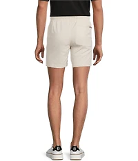 Rowm Rec & Relax Flat Front Solid Textured 7#double; Shorts