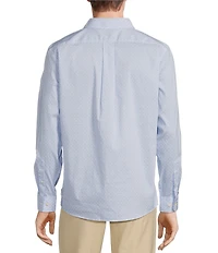 Rowm Rec + Relax Long Sleeve Performance Tile Geometric Print Shirt