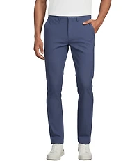 Rowm Rec + Relax Performance Flat Front Solid 5-Pocket Pants