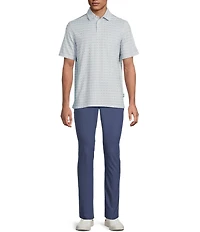 Rowm Rec + Relax Performance Flat Front Solid 5-Pocket Pants