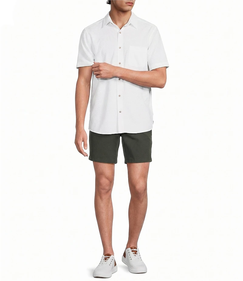 Rowm Rec & Relax Performance Solid 7#double; Inseam Shorts