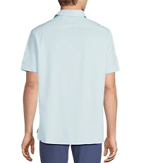 Rowm Rec + Relax Short Sleeve Performance Geo Print Shirt