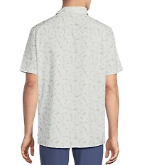 Rowm Rec + Relax Short Sleeve Performance Sketch Print Shirt