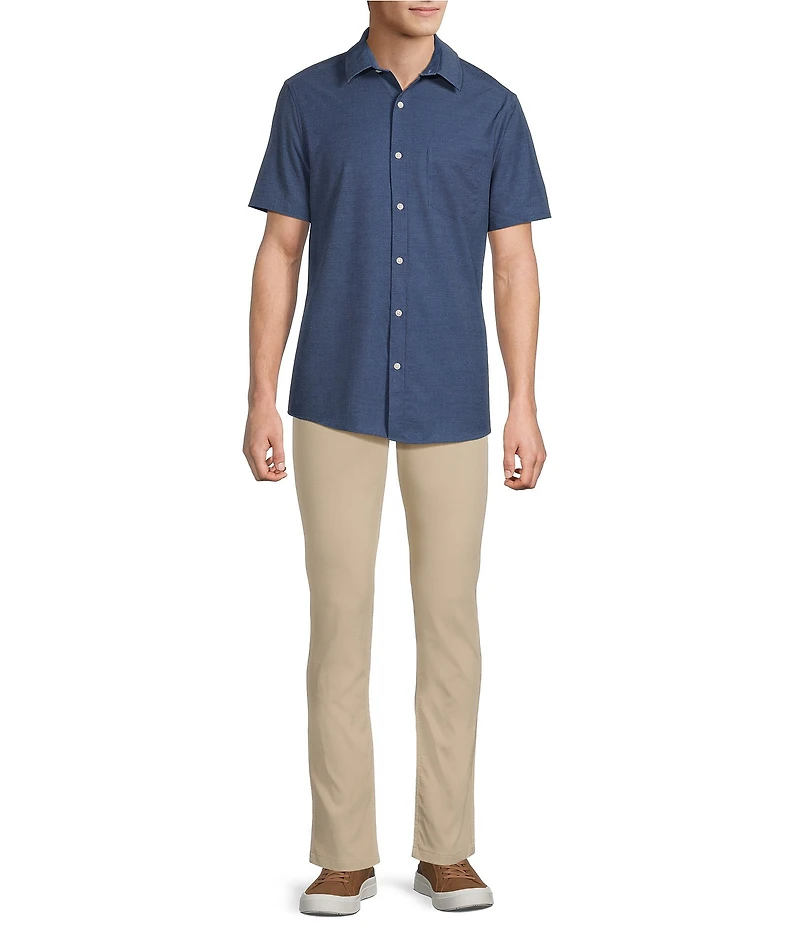 Rowm Rec + Relax Short Sleeve Performance Solid Shirt