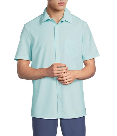 Rowm Rec + Relax Short Sleeve Performance Solid Shirt