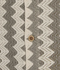 Rowm Short Sleeve Crochet Button Front Shirt