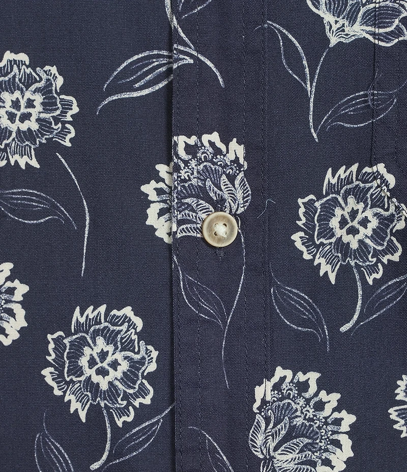 Rowm Short Sleeve Desert Flower Print Shirt
