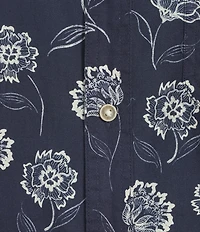 Rowm Short Sleeve Desert Flower Print Shirt