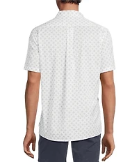Rowm Short Sleeve Diamond Geo Print Shirt
