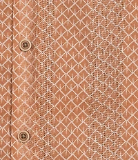 Rowm Short Sleeve Dobby Fan Print Shirt
