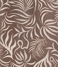 Rowm Short Sleeve Dobby Leaf Print Shirt