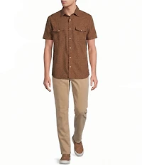 Rowm Short Sleeve Dobby Western Shirt