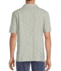Rowm Short Sleeve Embroidered Palm Shirt