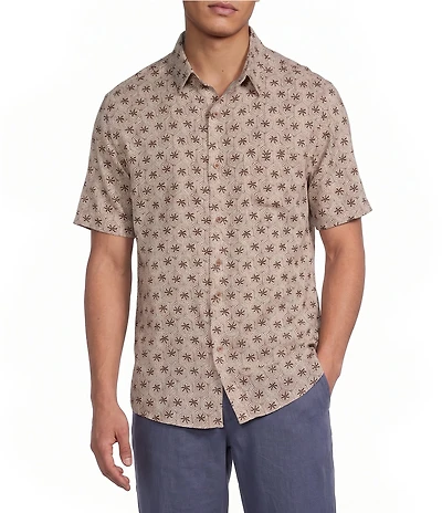 Rowm Short Sleeve Geo Print Shirt
