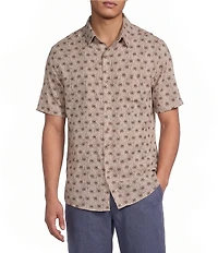 Rowm Short Sleeve Geo Print Shirt