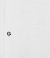 Rowm Short Sleeve Geo Terry Camp Shirt