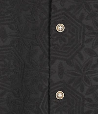 Rowm Short Sleeve Geo Terry Camp Shirt