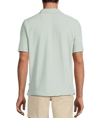 Rowm Short Sleeve Geo Terry Camp Shirt