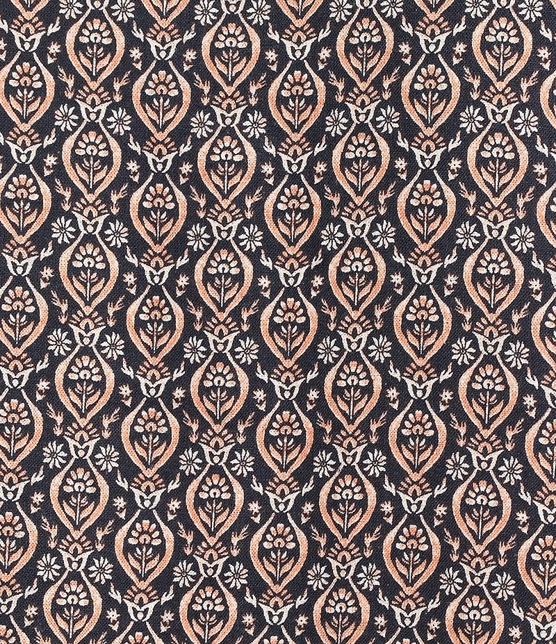 Rowm Short Sleeve Hemp Mini Floral Print Shirt