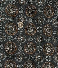 Rowm Short Sleeve Large Diamond Circle Print Shirt