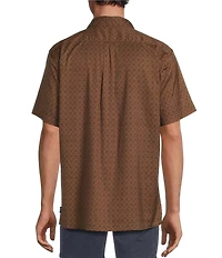 Rowm Short Sleeve Large Diamond Geo Print Shirt