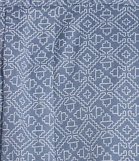 Rowm Short Sleeve Large Zigzag Print Shirt