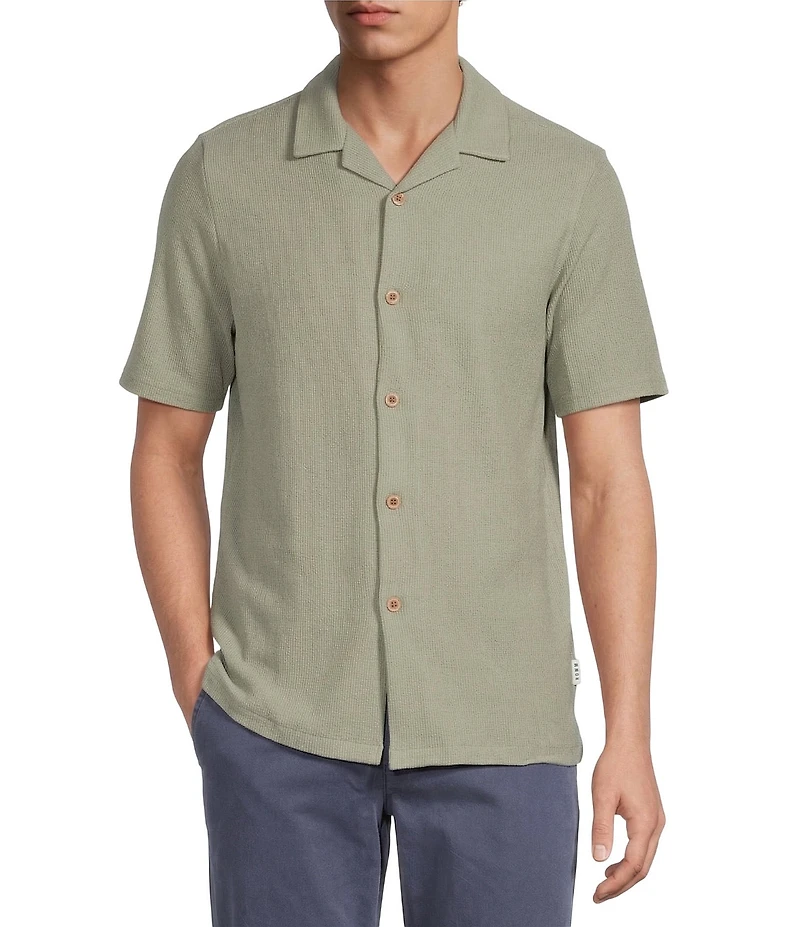 Rowm Short Sleeve Solid Camp Shirt