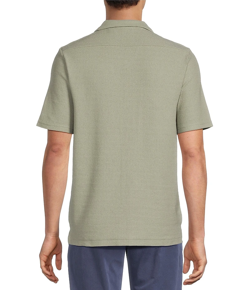 Rowm Short Sleeve Solid Camp Shirt