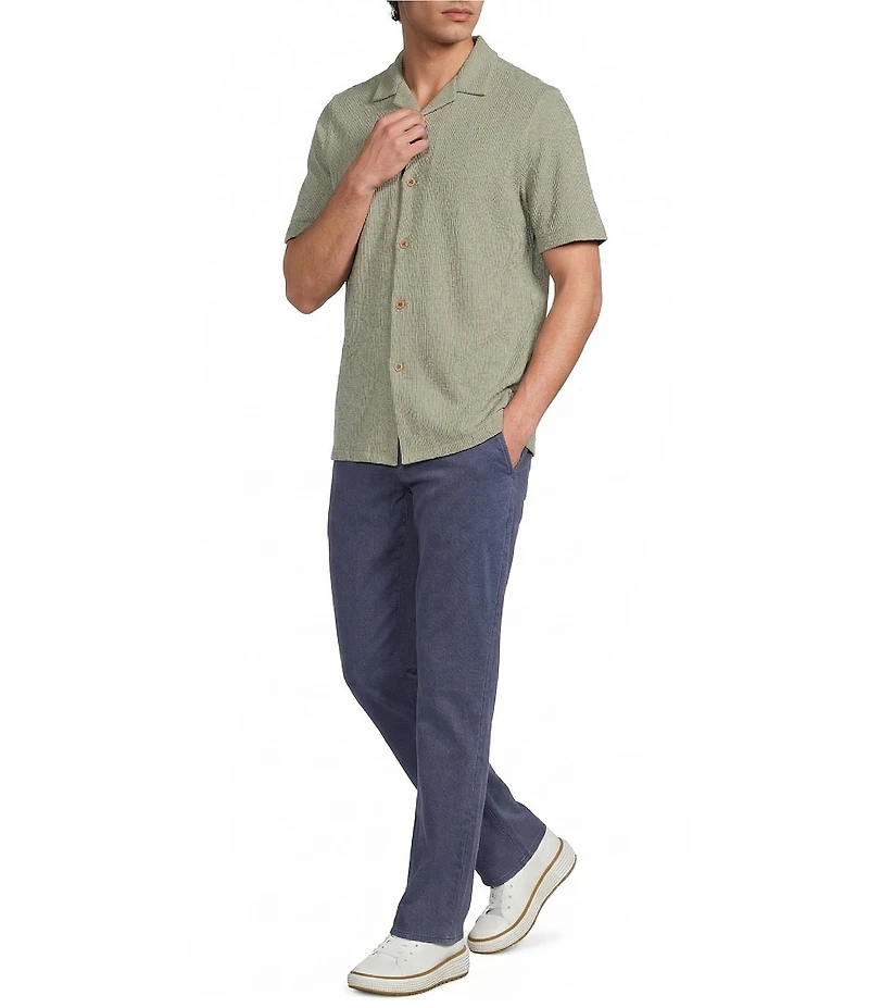 Rowm Short Sleeve Solid Camp Shirt