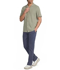 Rowm Short Sleeve Solid Camp Shirt