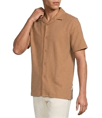 Rowm Short Sleeve Solid Camp Shirt