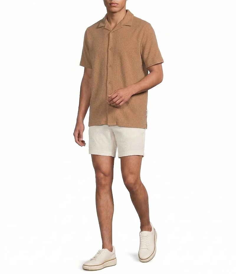 Rowm Short Sleeve Solid Camp Shirt