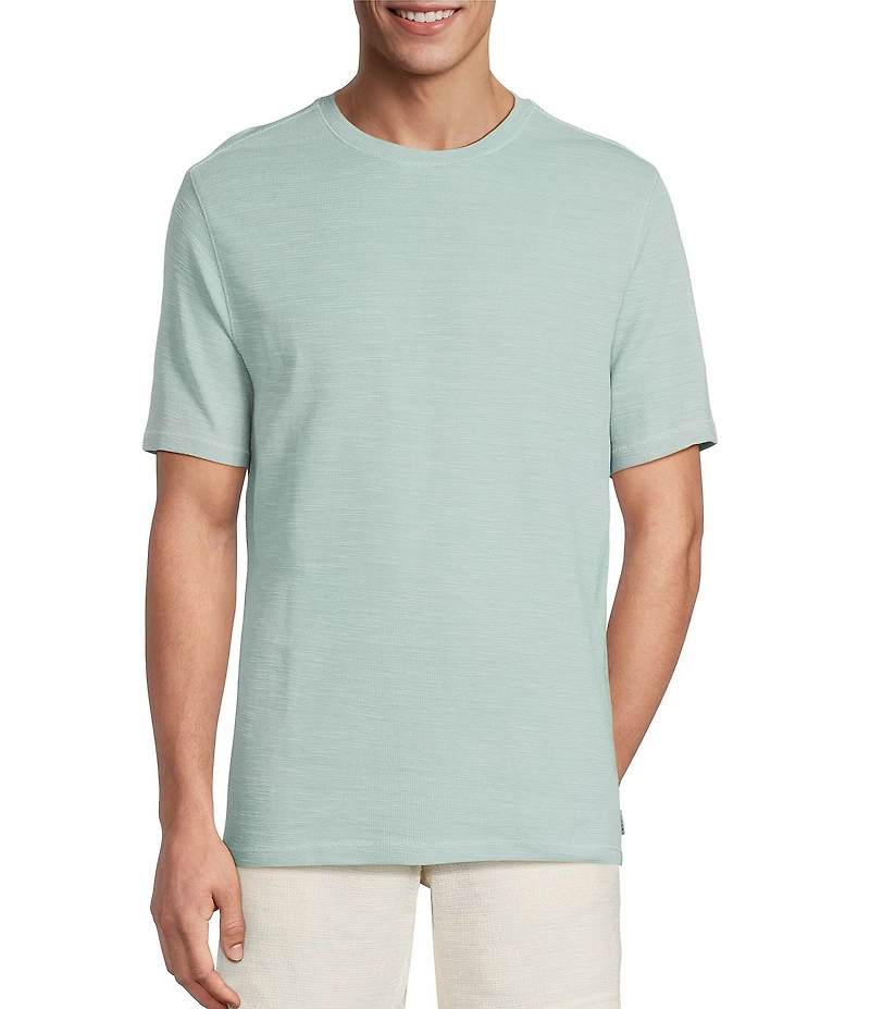 Rowm Short Sleeve Solid Slub T-Shirt