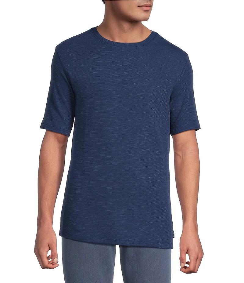 Rowm Short Sleeve Solid Slub T-Shirt