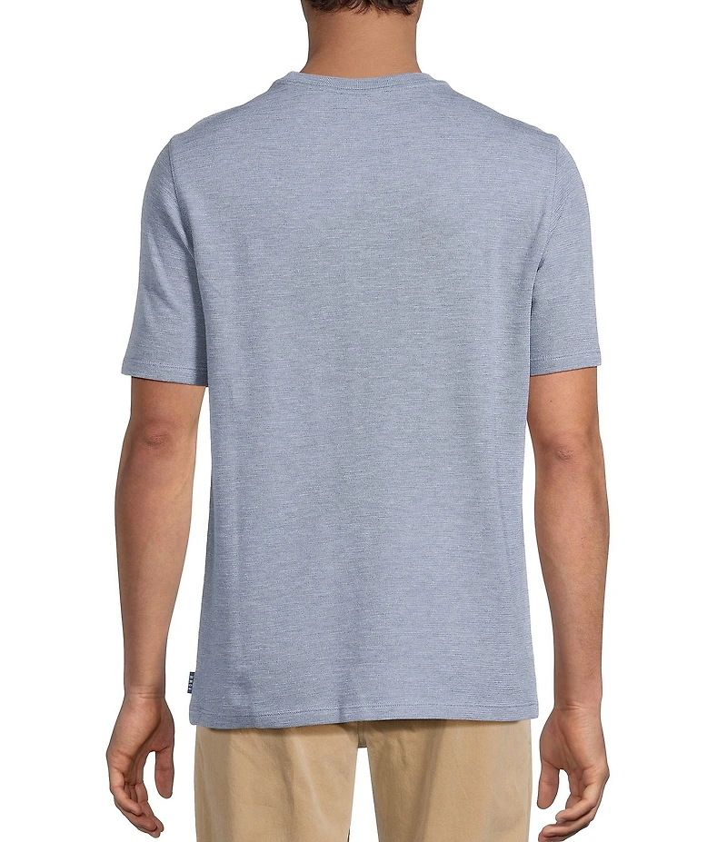 Rowm Short Sleeve Solid Slub T-Shirt