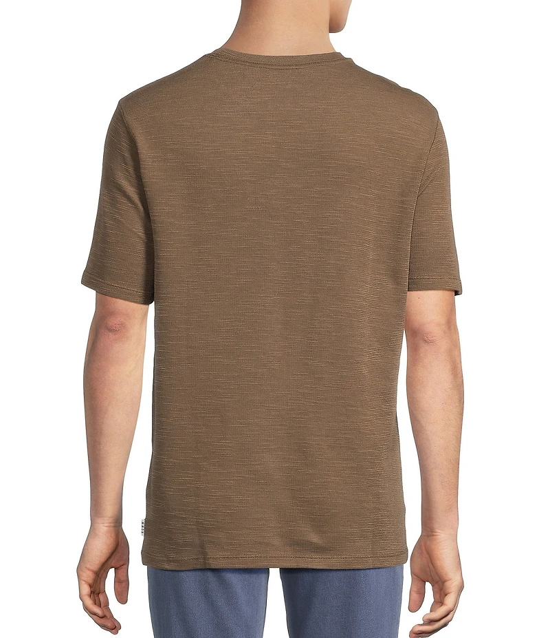 Rowm Short Sleeve Solid Slub T-Shirt