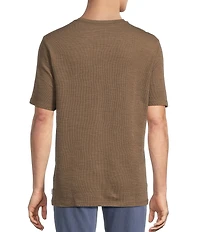 Rowm Short Sleeve Solid Slub T-Shirt