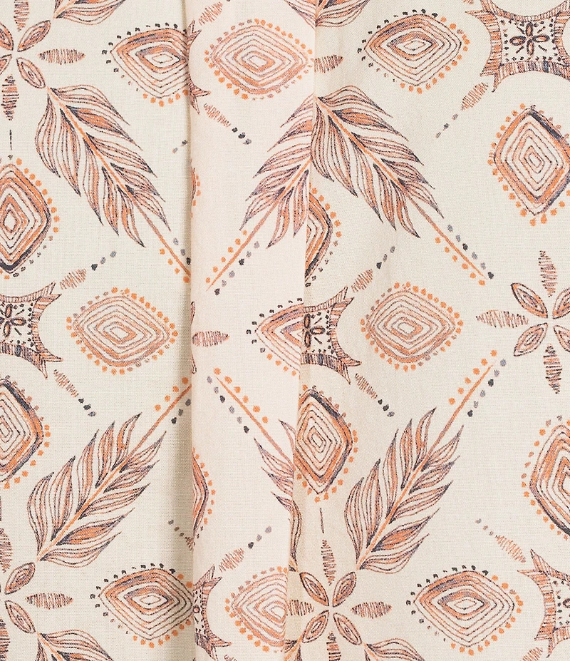 Rowm Short Sleeve Stamp Print Shirt